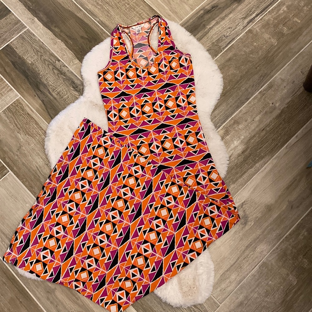 Geometric Maxi Racerback